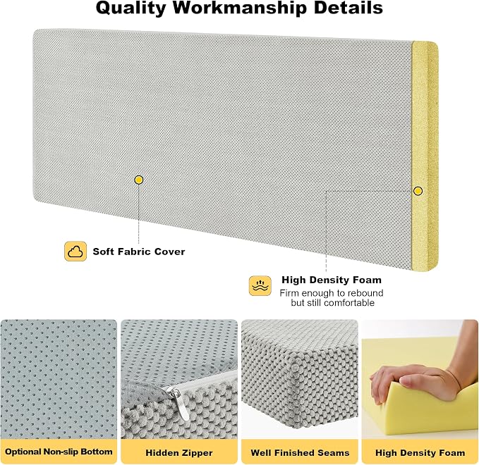 Custom Window Bench Seat Cushion Corduroy Soft Comfortable Customized Bay - Image 4