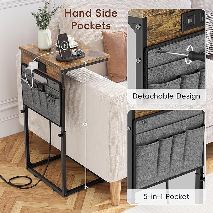 Vagusicc C-Shaped End Table - Image 6