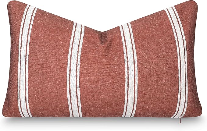 Crumbs Home Modern Farmhouse California Casual Indoor Outdoor Lumbar Pillow by CRUMBSHOME
