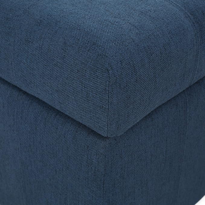 Christopher Knight Home Hedda Tufted Fabric Storage Ottoman - Image 7