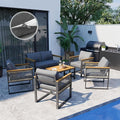 Pamapic 6 Pieces Outdoor Patio Furniture Set by Pamapic