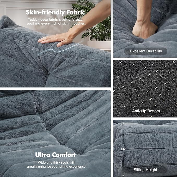 Bean Bag Chair Big Sofa Beanbag Chair - Image 6