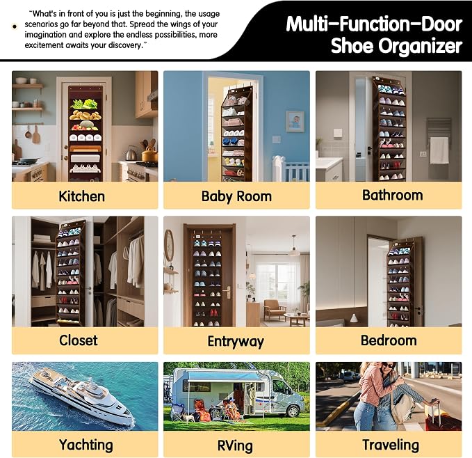 Kotkn 10 Tier Over The Door Organizer - Image 7