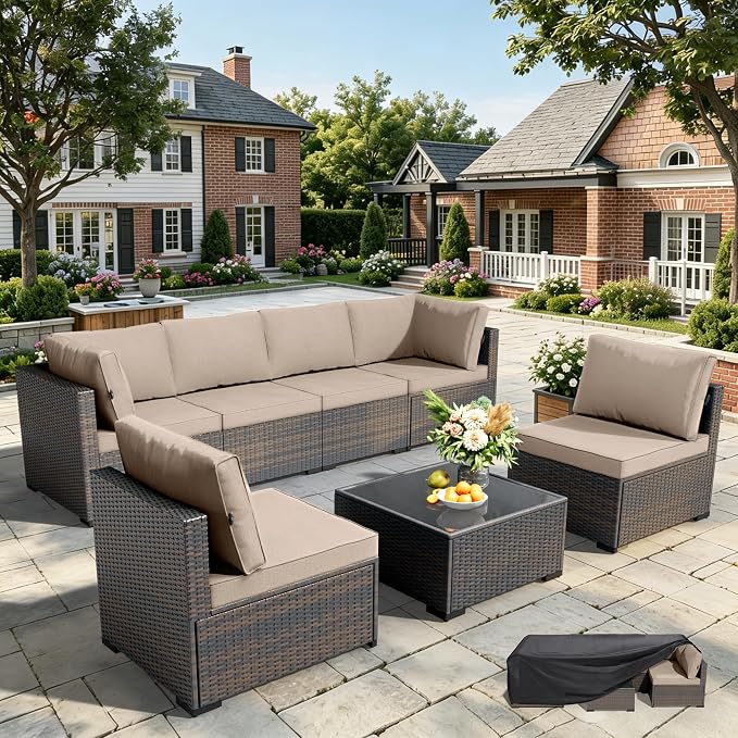 WWR Patio Furniture Set 7 Piece by Unknown