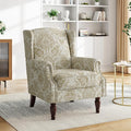 Pia Ricco High Back Floral Accent Chair by PiaRicco