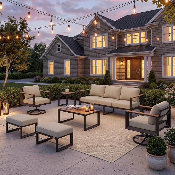 Aluminum Patio Furniture Set - Image 5