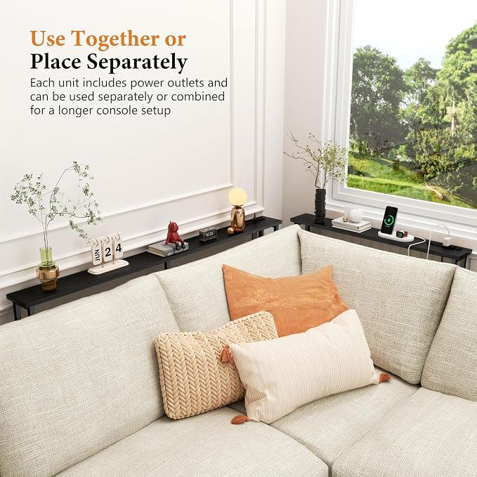 39" Sofa Table Narrow Long - Image 9
