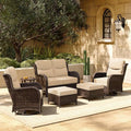 HILLGA 6-Piece Luxury Patio Furniture Set by HILLGA