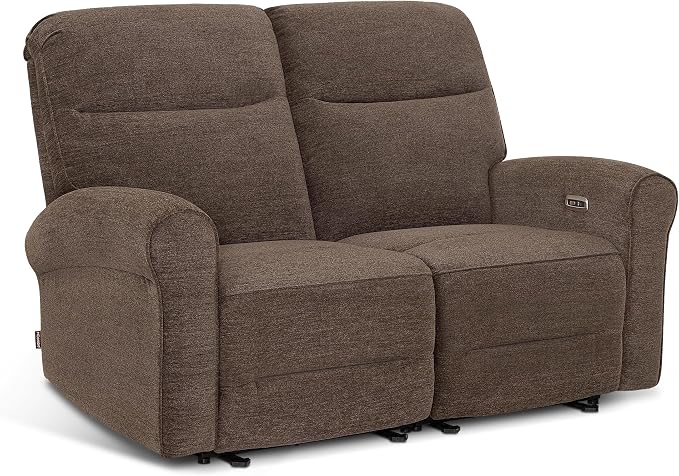 MCombo 64.6" Wall Hugger Power Loveseat Recliner Sofa by MCombo