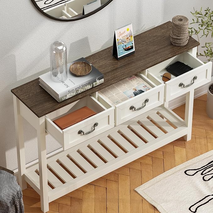 ChooChoo 47" Farmhouse Console Table - Image 4