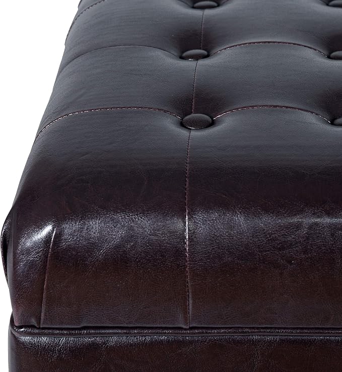 HomePop Deluxe Tufted Storage Bench - Image 11