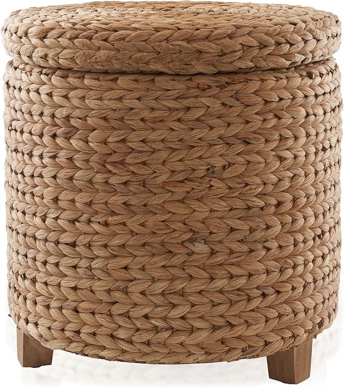 Casafield 17" Round Storage Ottoman - Image 4