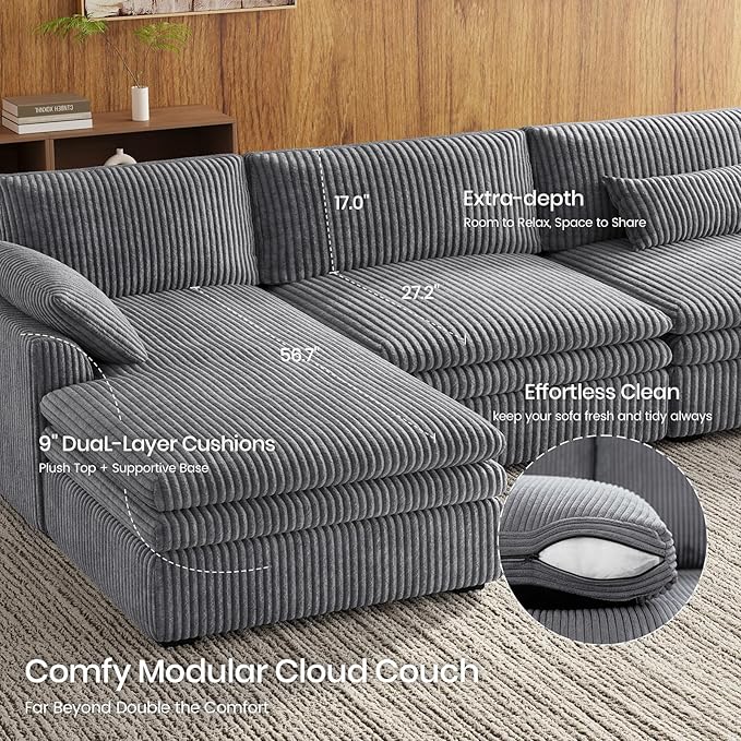 Belffin Large Modular Sectional Sofa - Image 4