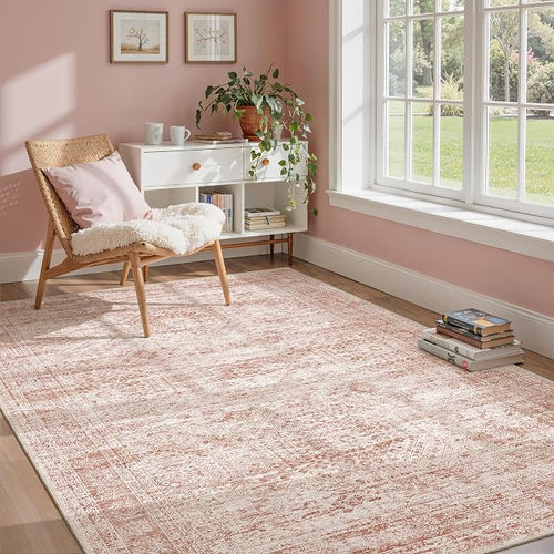 6x9 Area Rug for Living Room Washable Non-Slip Modern Rugs for Bedroom Dining by Soalmost