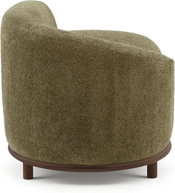 Christopher Knight Home Bouclé Chaise Lounge Sofa Mid Century Modern - Image 12