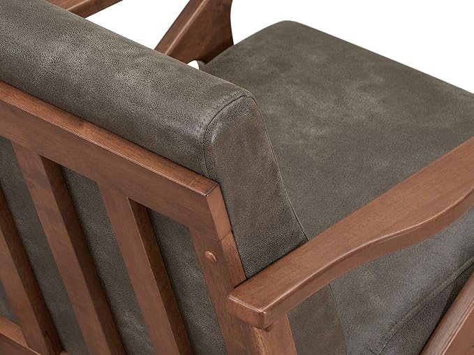 Zola Mid Century Modern Accent Chair Arm Chair, Living Room Furniture, - Image 5