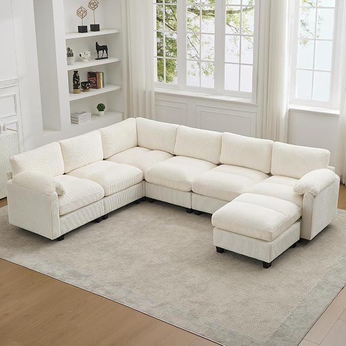 114'' V-Shaped Sectional Cloud Couch - Image 8