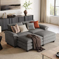 LINSY HOME 90" Modular Cloud Love Seat Sofa, Corduroy Soft Sectional Couch by LINSYHOME