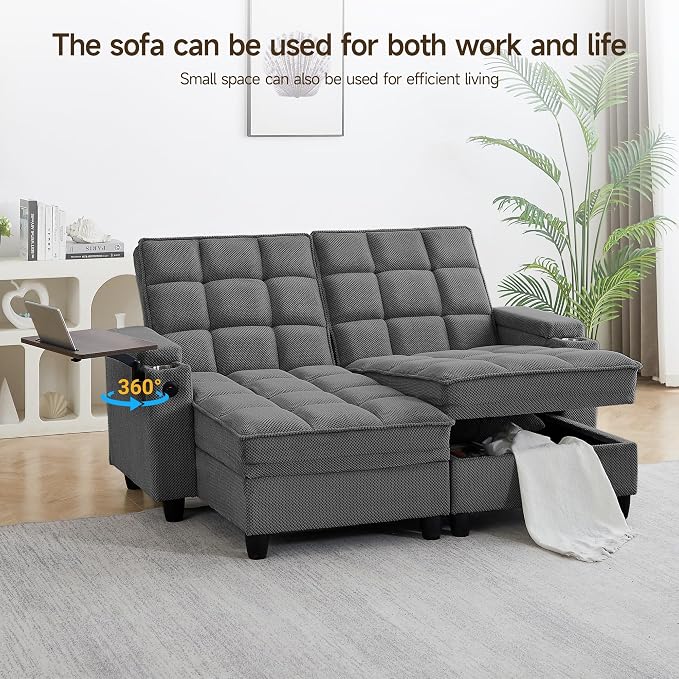 Auvsoce 71" Loveseat Recliner Chair - Image 5