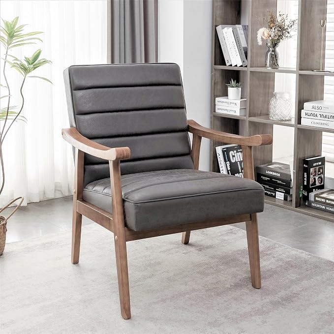 Container Furniture Direct Unique Mid Century Modern Accent Chair - Image 10