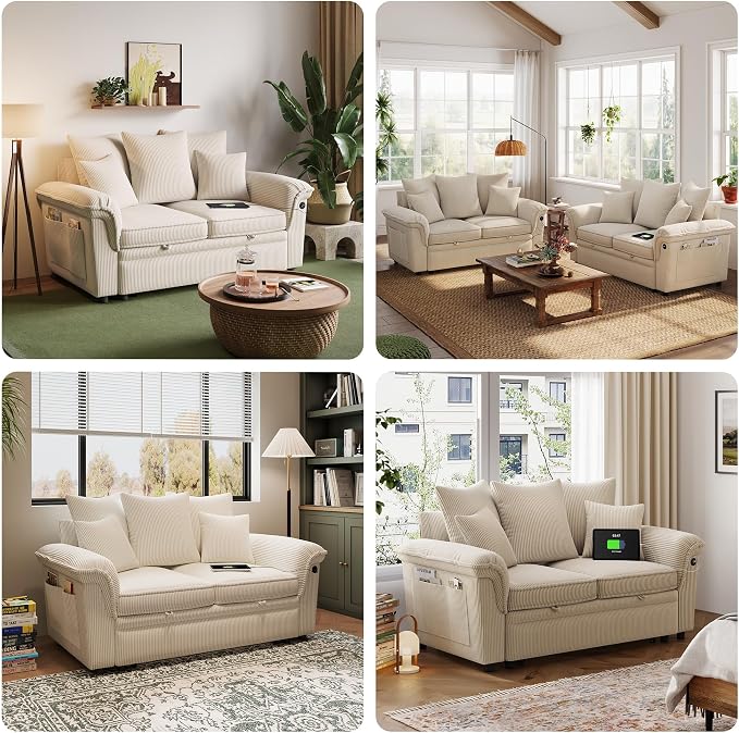 LINSY HOME Sectional Loveseat Sofa - Image 5