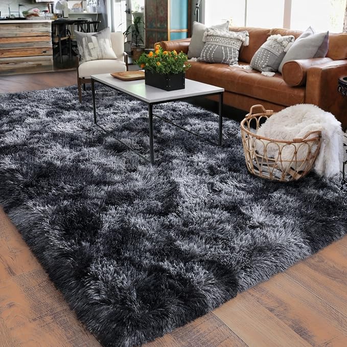 Rugs for Bedroom 4x6, Soft Shaggy Modern Shag Area Rug for Living Room - Image 2
