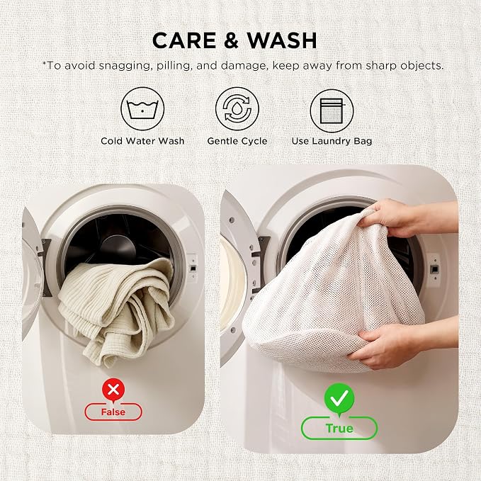 Bedsure 100% Cotton Muslin Blankets - Image 6