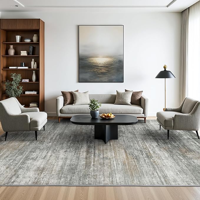 BEIMO Area Rugs 5x7 for Living Room Bedroom, Modern Abstract Machine Washable - Image 2