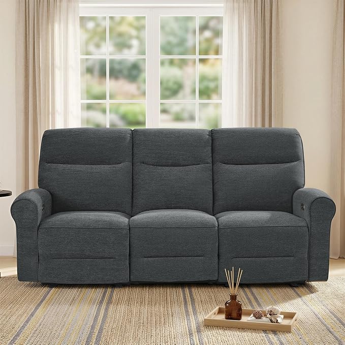 MCombo 87.8" Wall Hugger Power Reclining Sofa - Image 5