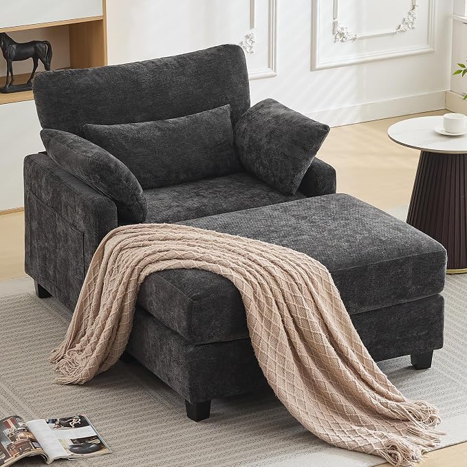 WUTUTUEE 57.5" Oversized Chaise Lounge by WUTUTUEE
