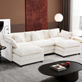 Ihanherry 111.4" U Shaped Cloud Couch Modern Modular Sectional Sofa by iHanHerry