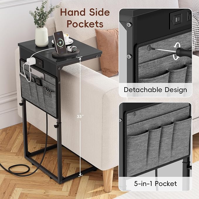 Vagusicc C Shaped End Table - Image 6