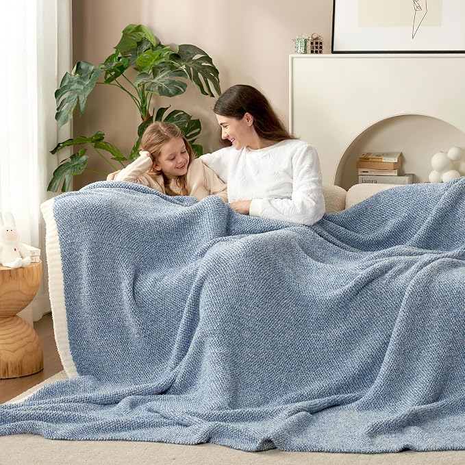 Snuggle Sac Blue Bedding Blanket Twin Size - Image 4