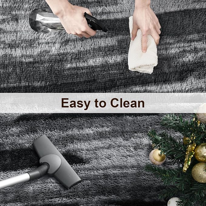 TWINNIS Super Soft Shaggy Rugs Fluffy Carpets, 5x8 Feet, Indoor Modern Plush - Image 6