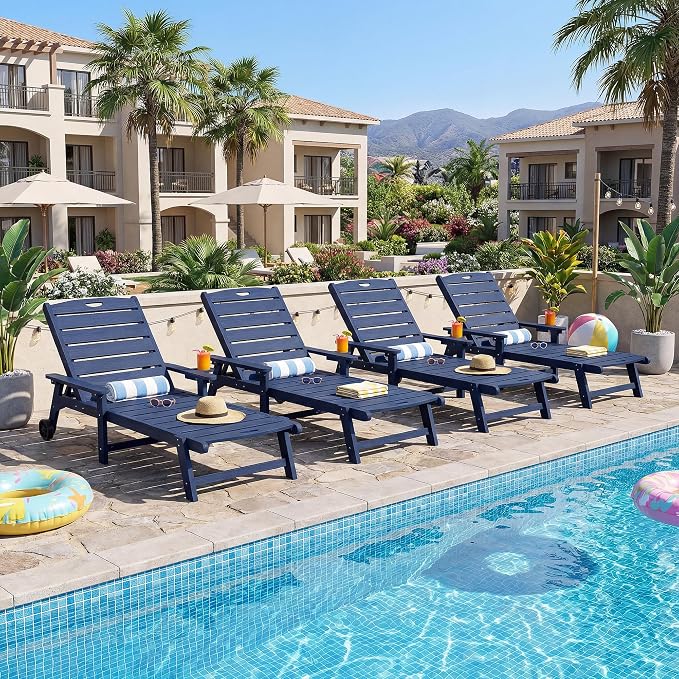 Outdoor Lounge Chair Set of 2 - Image 9
