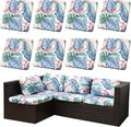 Outdoor Cushion Covers Set, Replacement by SUKAIKEQA