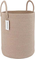 XUANGUO Cotton Rope Laundry Basket Hamper by XUANGUO