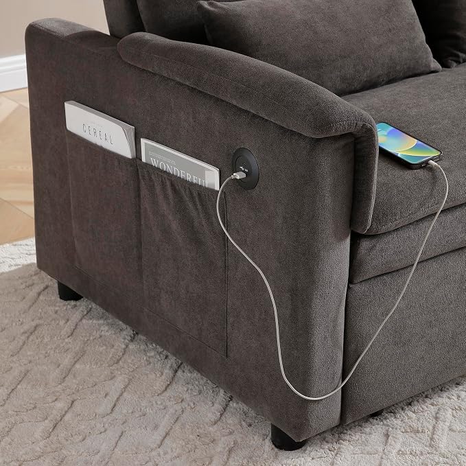 55.5" Small Sleeper Sofa Couch - Image 8