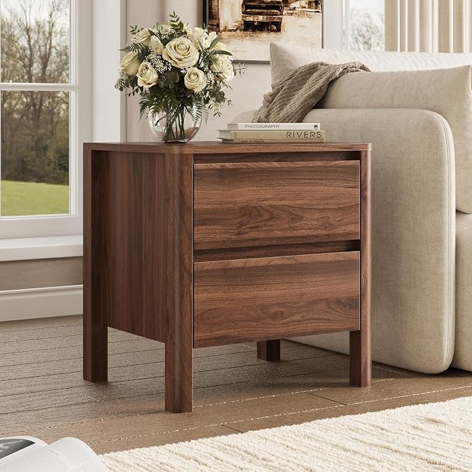 MAISONARIA Living Room Table Sets of 3, Mid Century Coffee Table & End Table - Image 5