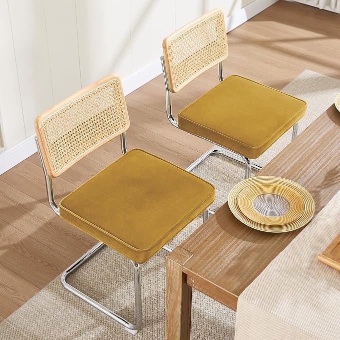 Zesthouse Rattan Dining Chairs Set of 6, Mid Century Modern Dining Room Chairs - Image 9