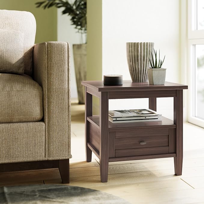 SIMPLIHOME Warm Shaker End Table - Image 2