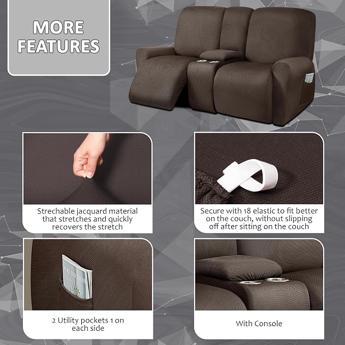 ULTICOR Reclining Love Seat - Image 3