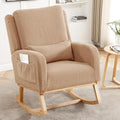 HCHAIRH Rocking Chair Nursery, Boucle Nursing Rocking Chairs, Upholstered by HCHAIRH