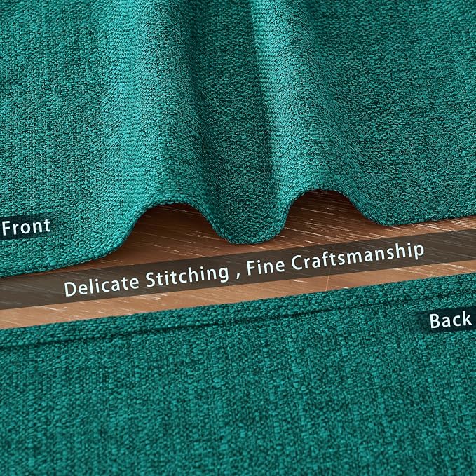 BALCONY & FALCON Placemats Set of 4 Faux Linen Cloth Place Mats Washable - Image 4
