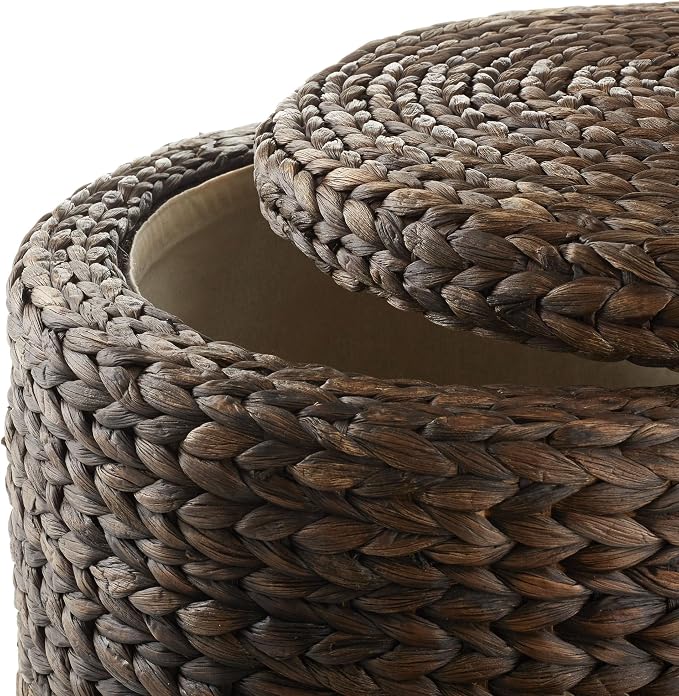 Casafield 17" Round Storage Ottoman - Image 8