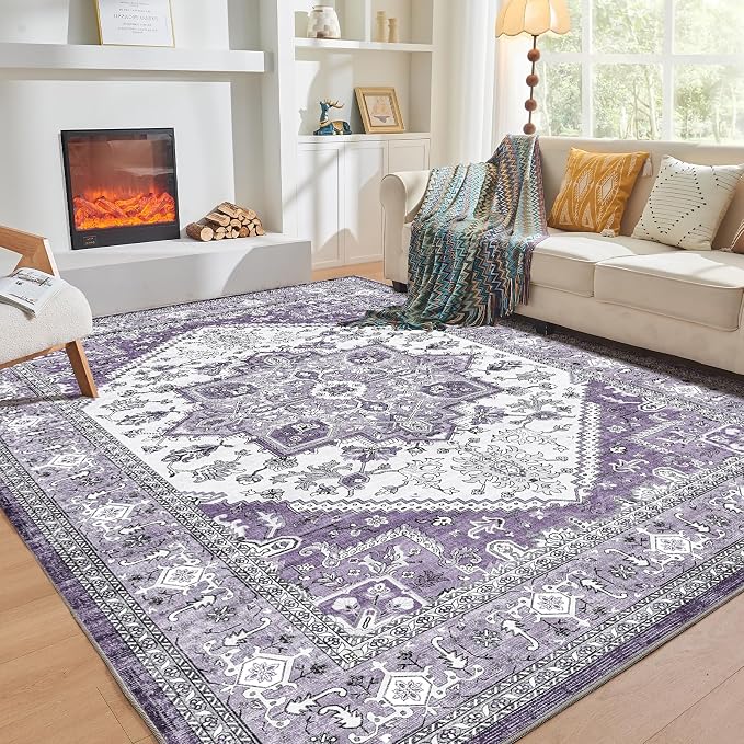 OPPODREAM Soft Area Rugs 4x6, Low-Pile Washable Rugs 4x6 by OPPODREAM