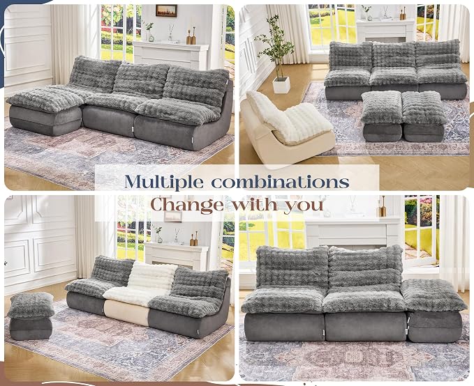 Hobestluk Sofa Couch Foam Sofa for Small Spaces Comfy Sofas - Image 8