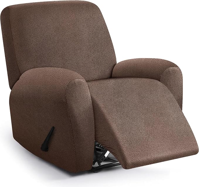 ANARACHON Leather Look Recliner Chair Covers, 4-Pieces Stretch Recliner Cover by ANARACHON