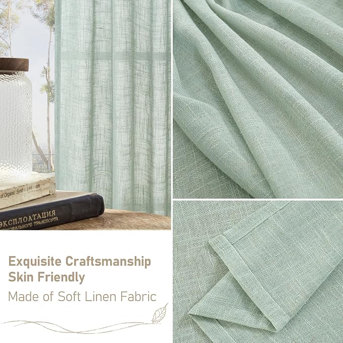 LAMIT Living Room Linen Curtains - Image 6