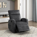 Lexicon Manual Recliner Chair, Textured Microfiber Reclining Chair, Wall Hugger by Lexicon
